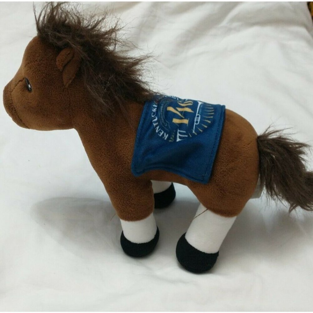 Kentucky Derby Brown Horse Plush FOCO CUTE Stuffed Animal w/ blanket